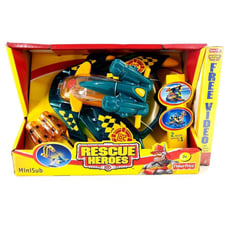 Fisher Price Rescue Heroes Mini Sub 2-In-1 Vehicles w/ VHS Brand New Sealed