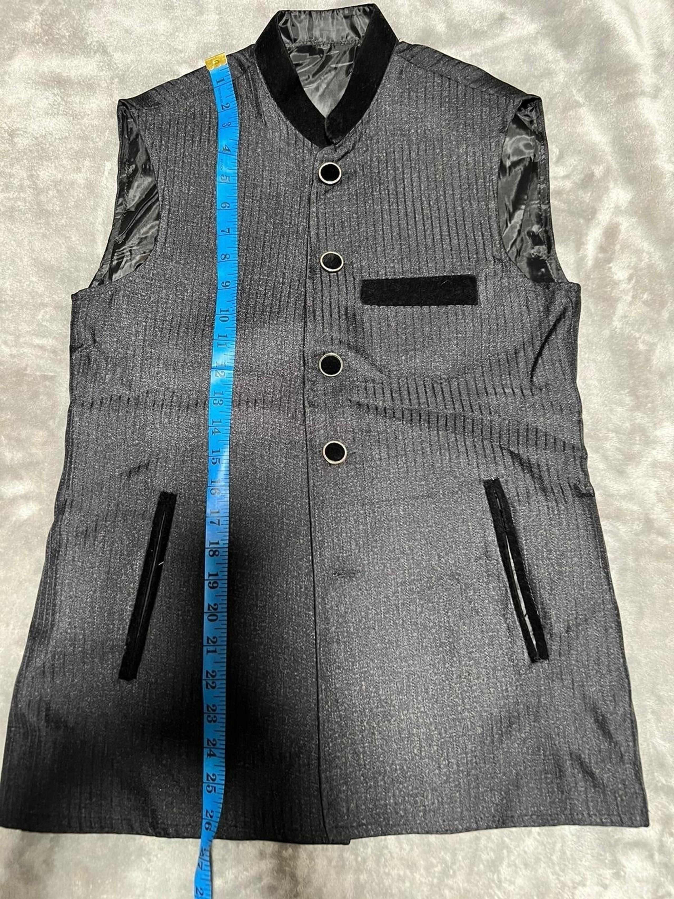 Men black vest