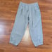 Eileen Fisher Georgette Crepe 100% Silk Pleated Tapered Slouchy Pants L Grey New