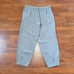 Eileen Fisher Georgette Crepe 100% Silk Pleated Tapered Slouchy Pants L Grey New
