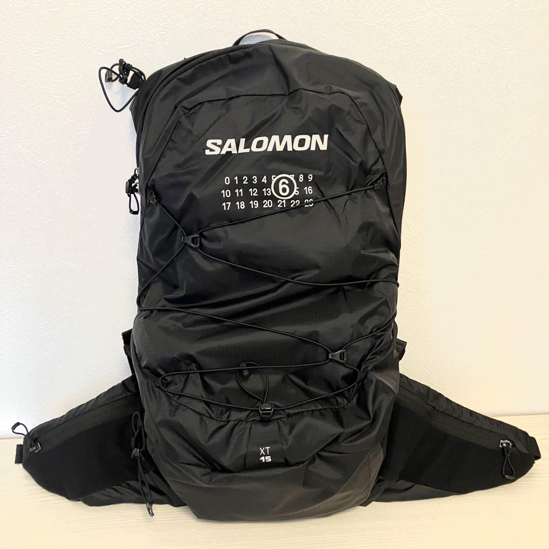 Lightweight! MM6 x Salomon Backpack Popular Collaboration Black