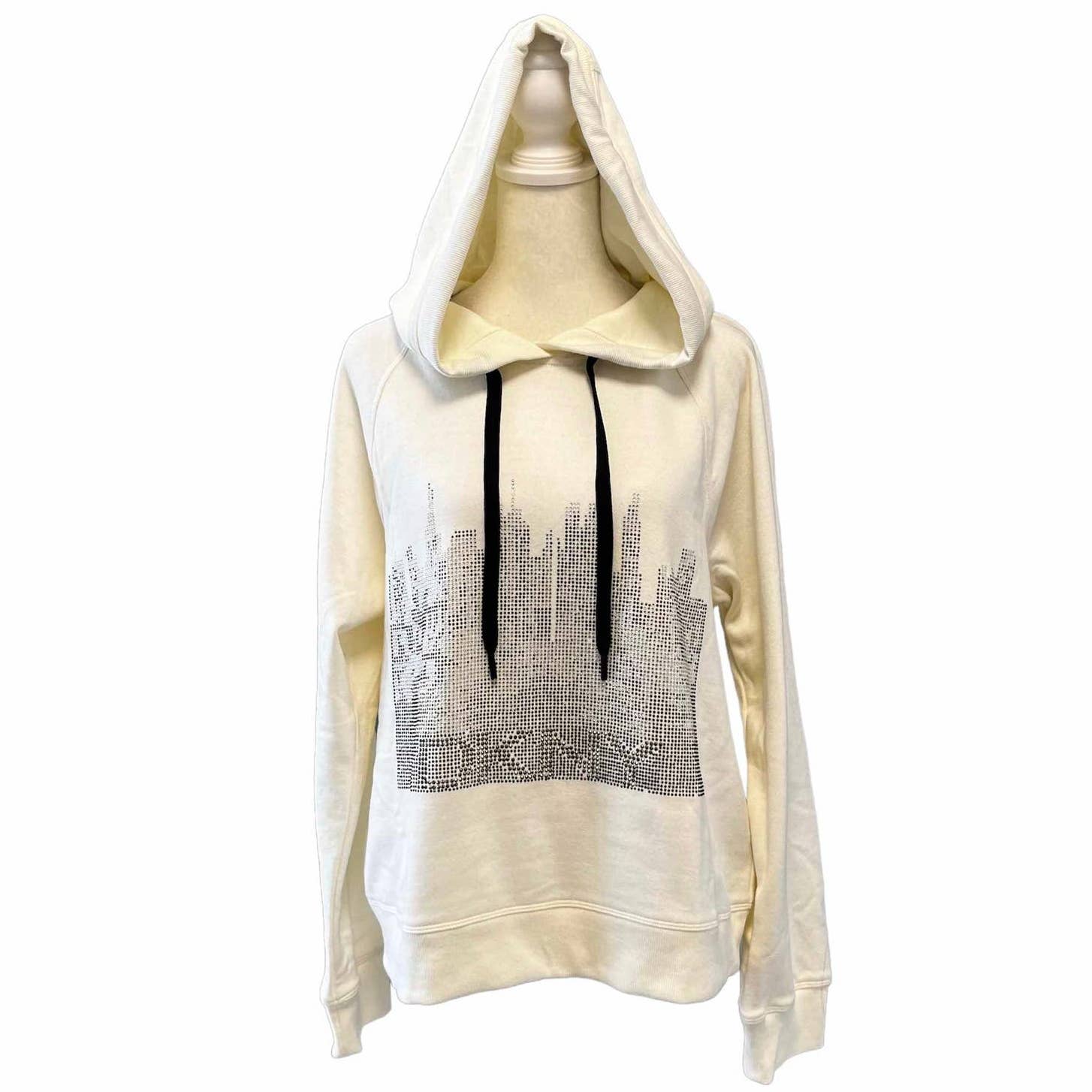NWT - DKNY Sport Sequined Hoodie Sweatshirt (Size: S)