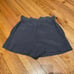 NWOT Linen Paperbag High waist belt pleated Overlay Bermudas coastal whimsgoth