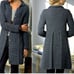 Hand-knitted coat/knit coat. Pure wool. To order.