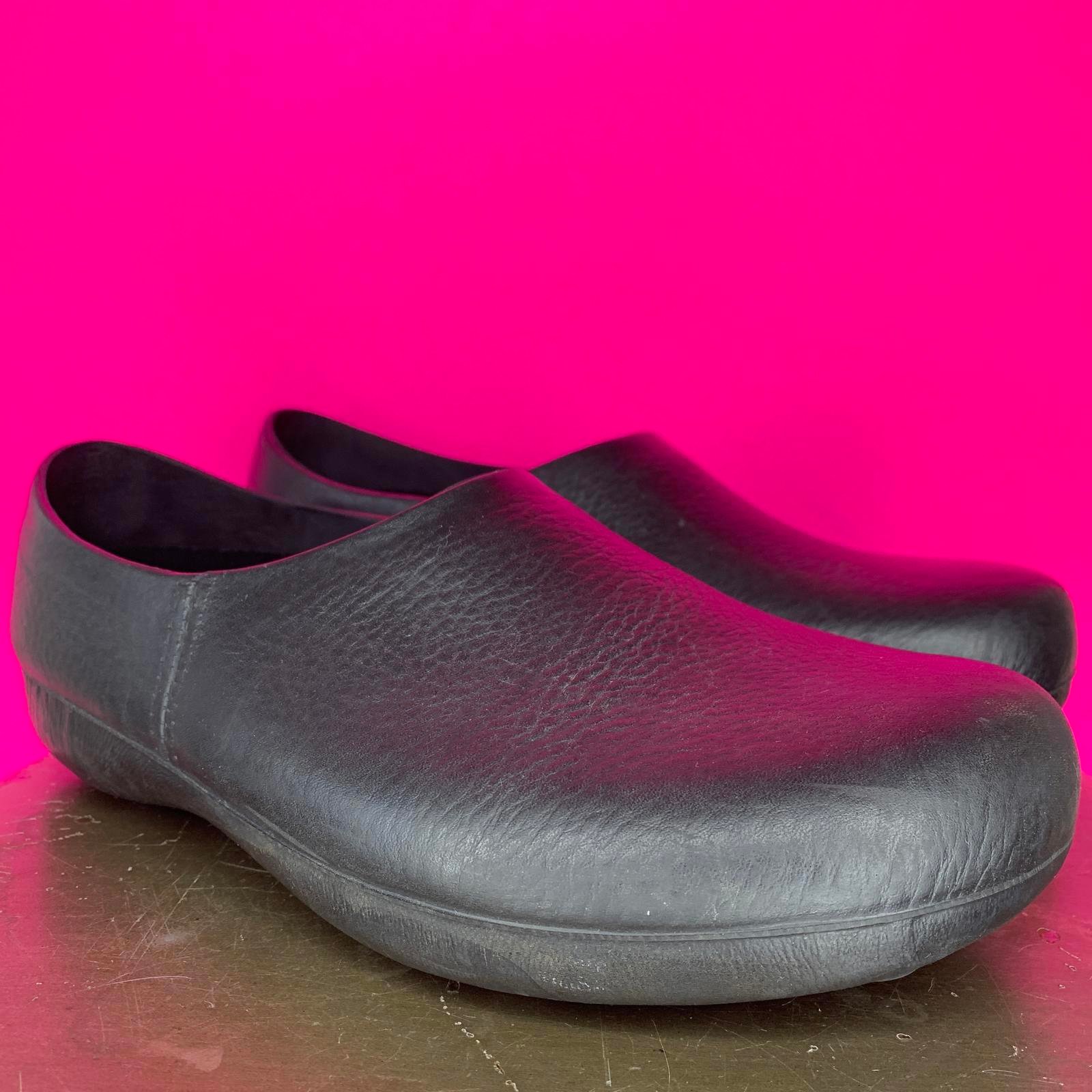 Ana-Tech Black Polyurethane Clog Sz 41