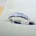 New 18k white gold wedding ring