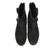 Earth Ash Everglade Wide Black Suede Leather Ankle Boots Harness Women's 9 Wide