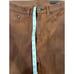 Rag & Bone Womens Sz 30 Hana Lamb Leather Pants Brown Highrise Crop Wide Leg