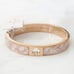 Kate Spade Hole Punch Spade Hinge Bangle Bracelet Blush Multi