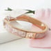 Kate Spade Hole Punch Spade Hinge Bangle Bracelet Blush Multi