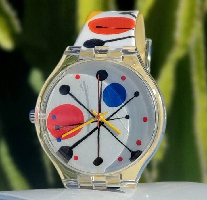 Alexander Calder Midcentury Textile Art Pattern Collectible New York Watch NEW