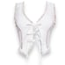 Dolls Kill Sugar Thrillz RIVIERA RADIANCE LACE UP CROPPED VEST