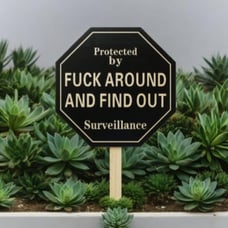 Yard Sign, Home Decor, Novelty Gift