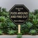 Yard Sign, Home Decor, Novelty Gift