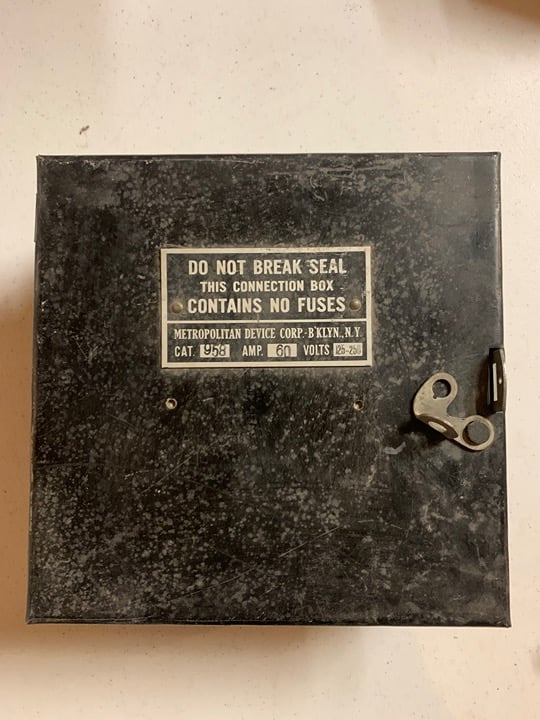 Vintage Murray Meter Equipment ~ Metropolitian Device Corporation Brooklyn, NY