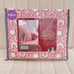 New Full Pink Christmas Gingerbread Cookies Heart Sheet Set 4 Piece