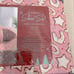 New Full Pink Christmas Gingerbread Cookies Heart Sheet Set 4 Piece