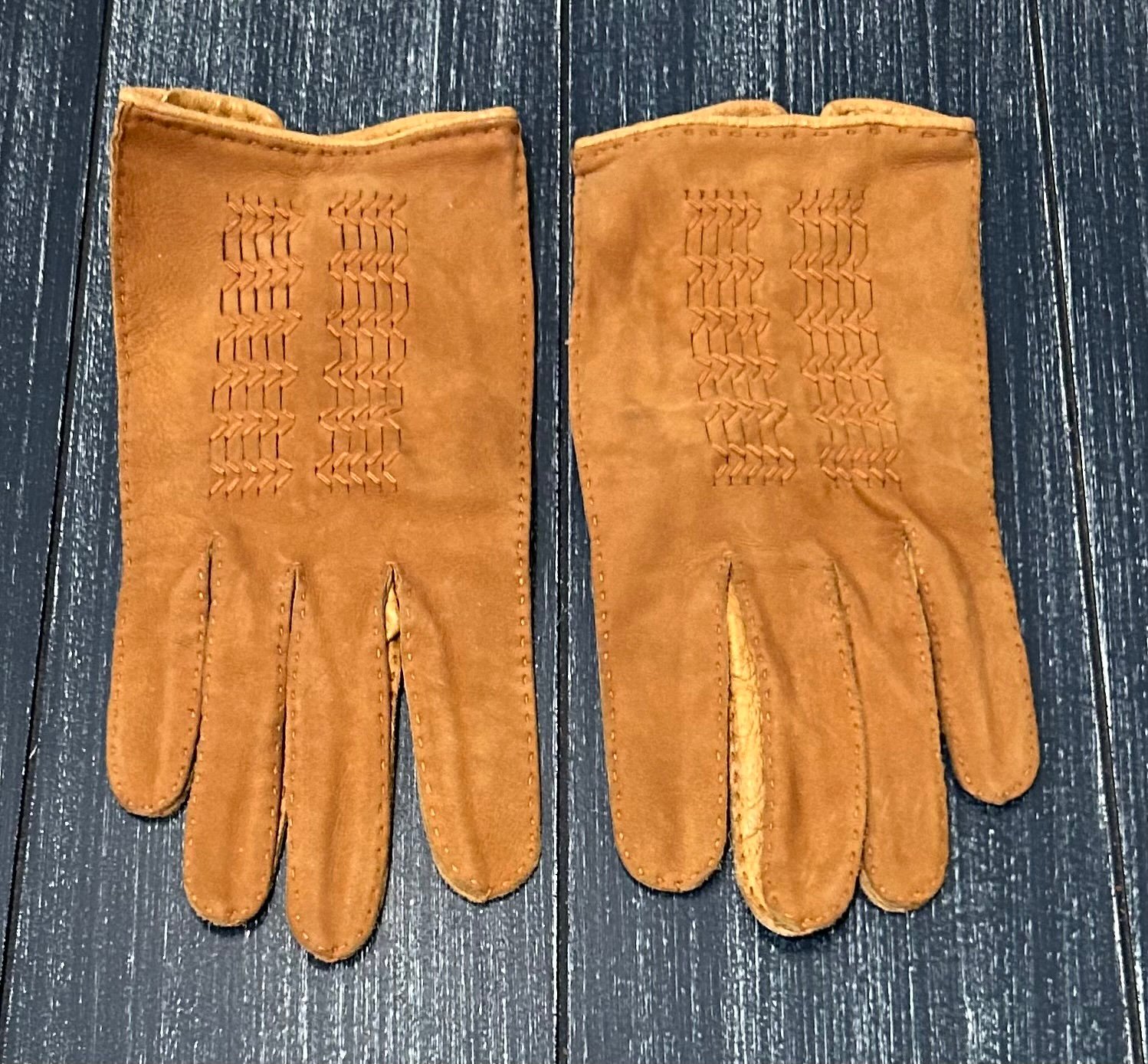 Vintage Yves Saint Laurent Leather Gloves