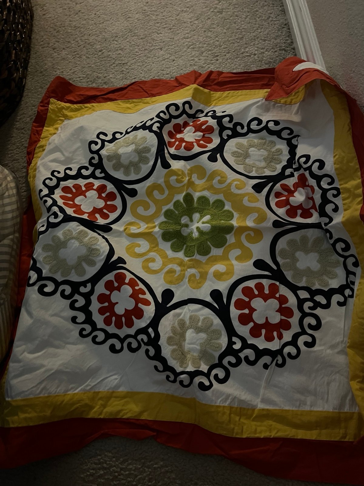 Anthropologie Duvet Cover Set