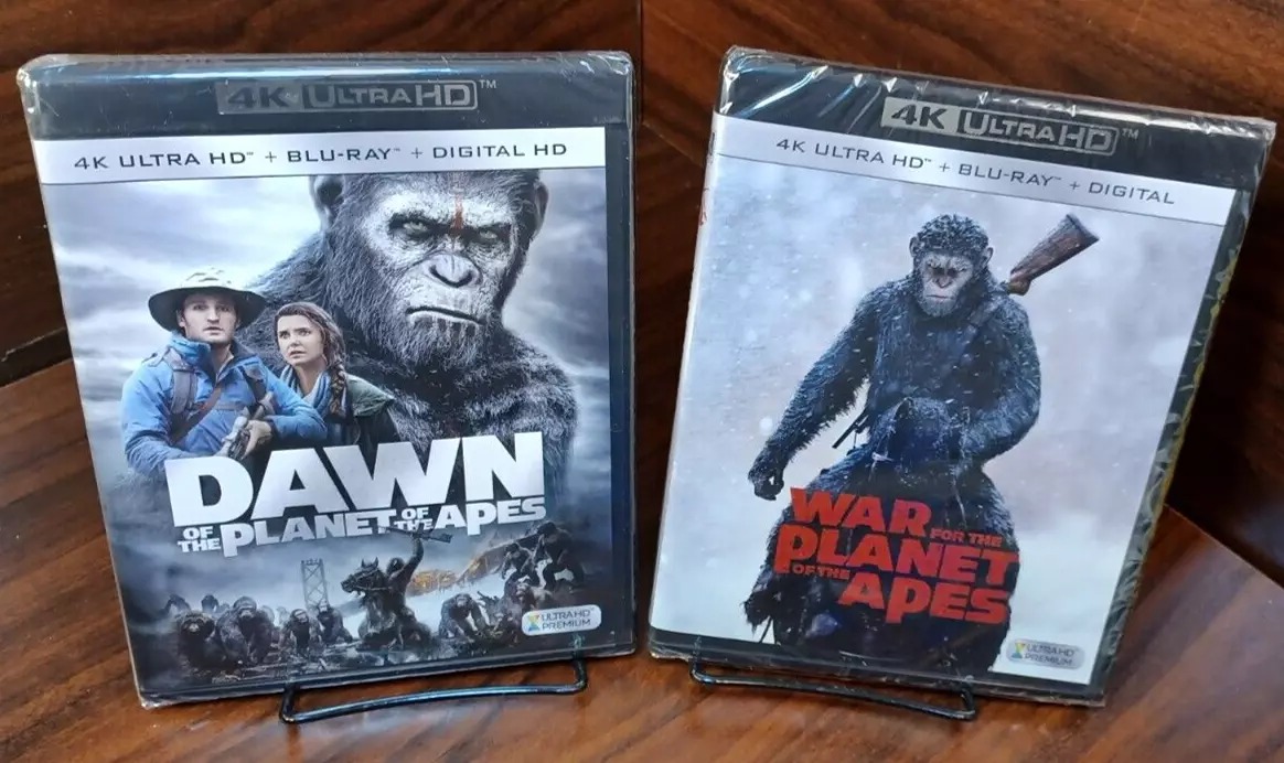 Dawn + War for the Planet of the Apes (4K+Blu-ray)-NEW (Sealed) -Free Shipping!