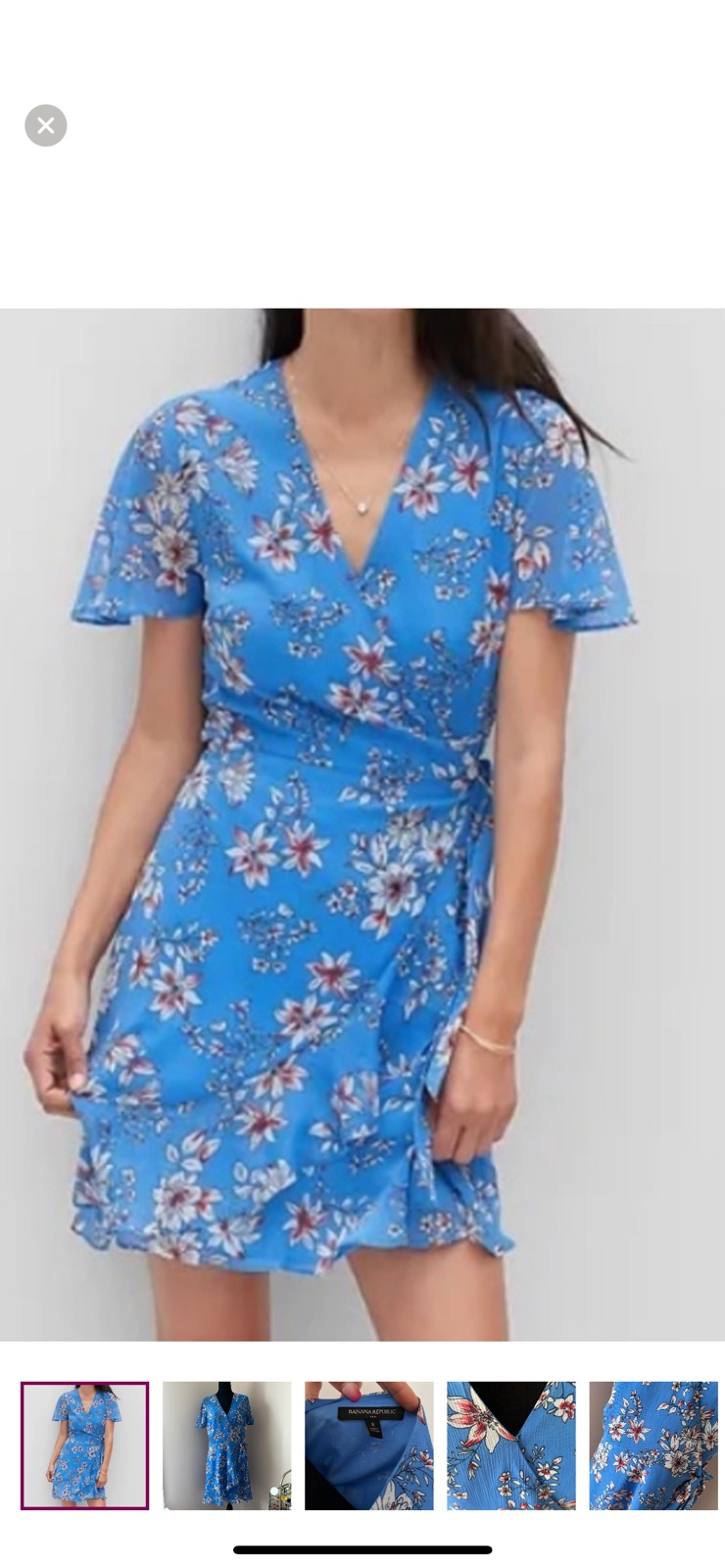 Banana republic Floral dress Womens size 10