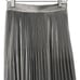 Jason Wu Pleated Black Faux Leather Midi Skirt Lined Stunning Versatile Size 0
