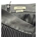 Jason Wu Pleated Black Faux Leather Midi Skirt Lined Stunning Versatile Size 0