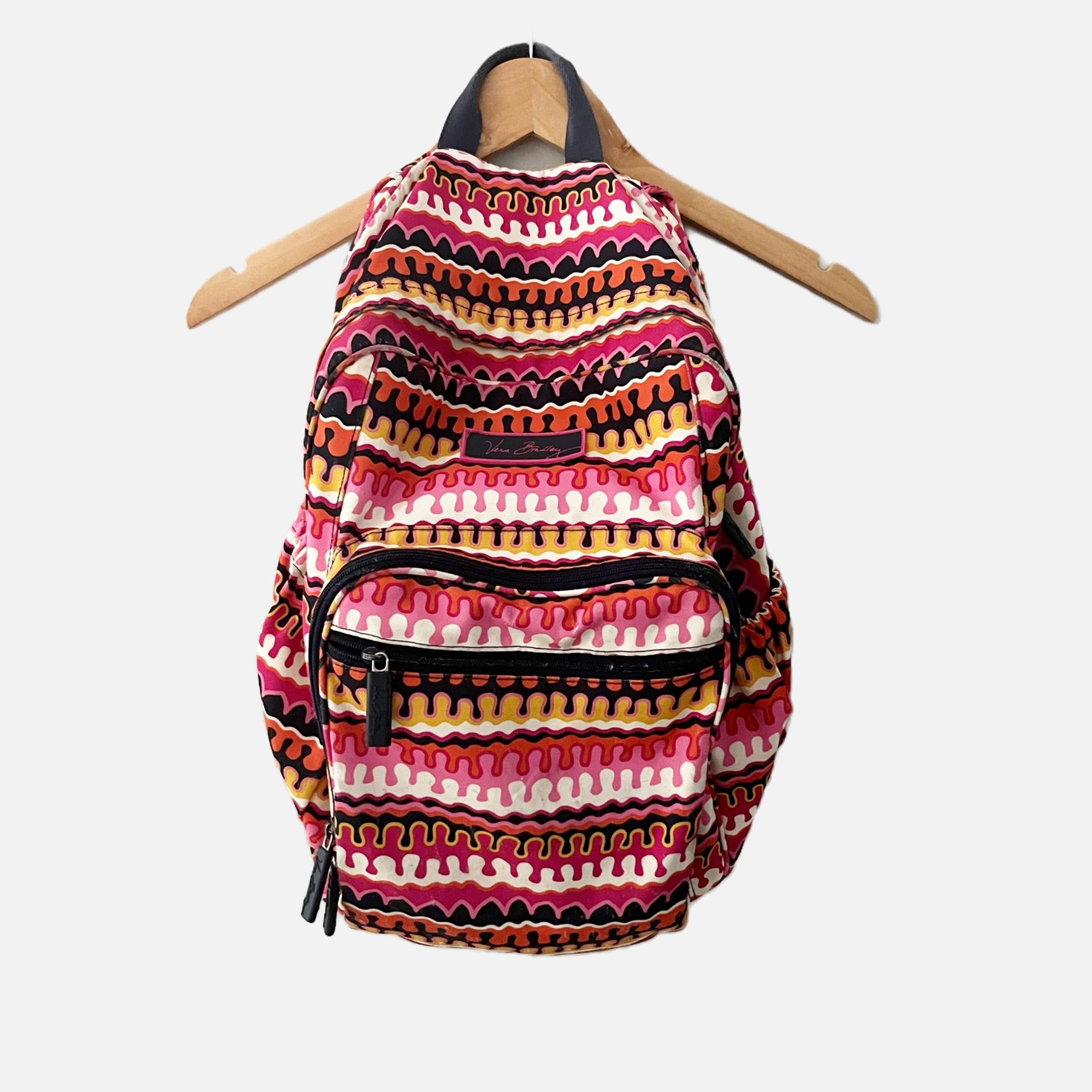 Vera Bradley Bag Lighten Up Large Backpack Rio Squiggles
