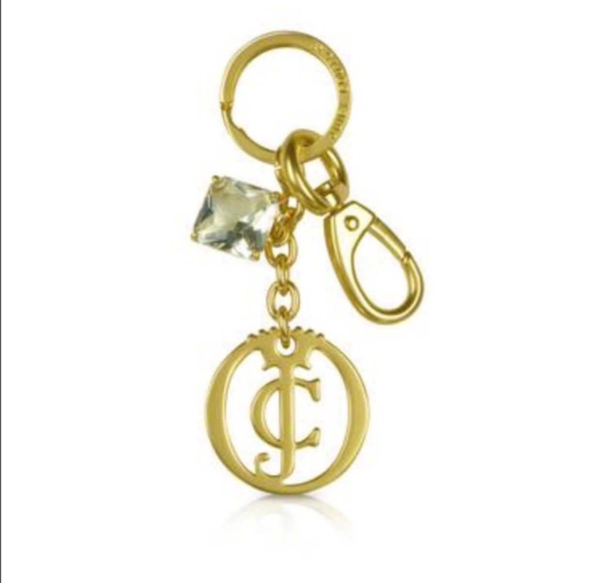 Juicy Couture keychain color gold