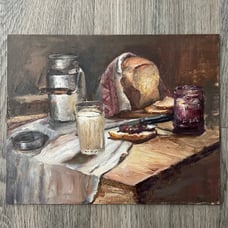 oil painting-still life