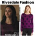 Alice + Olivia “Celyn” purple polka dot sweater S