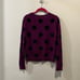 Alice + Olivia “Celyn” purple polka dot sweater S