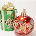 Kringle Express Resin Present Christmas Cutout Design LED Candle Red