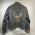 Women’s Harley Davidson denim Jacket Sz. Large Biker Girls Ladies