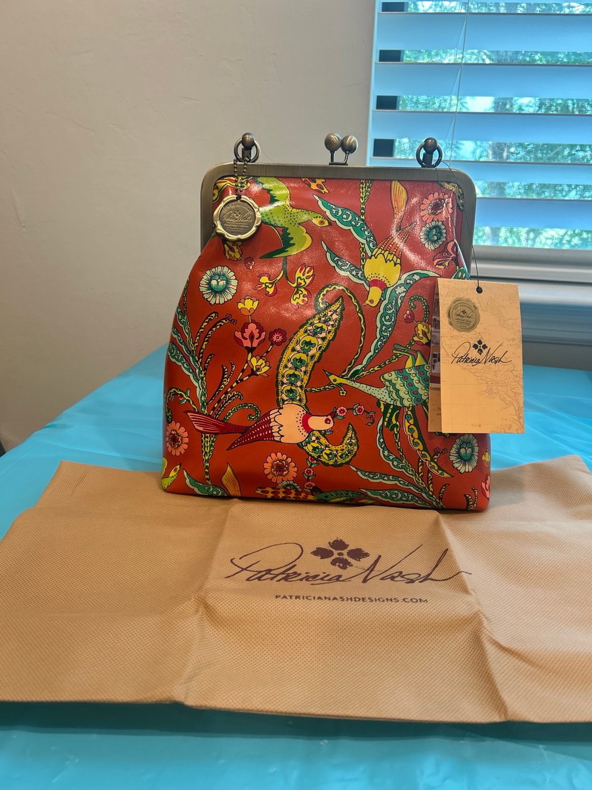 Patricia Nash convertible leather bag