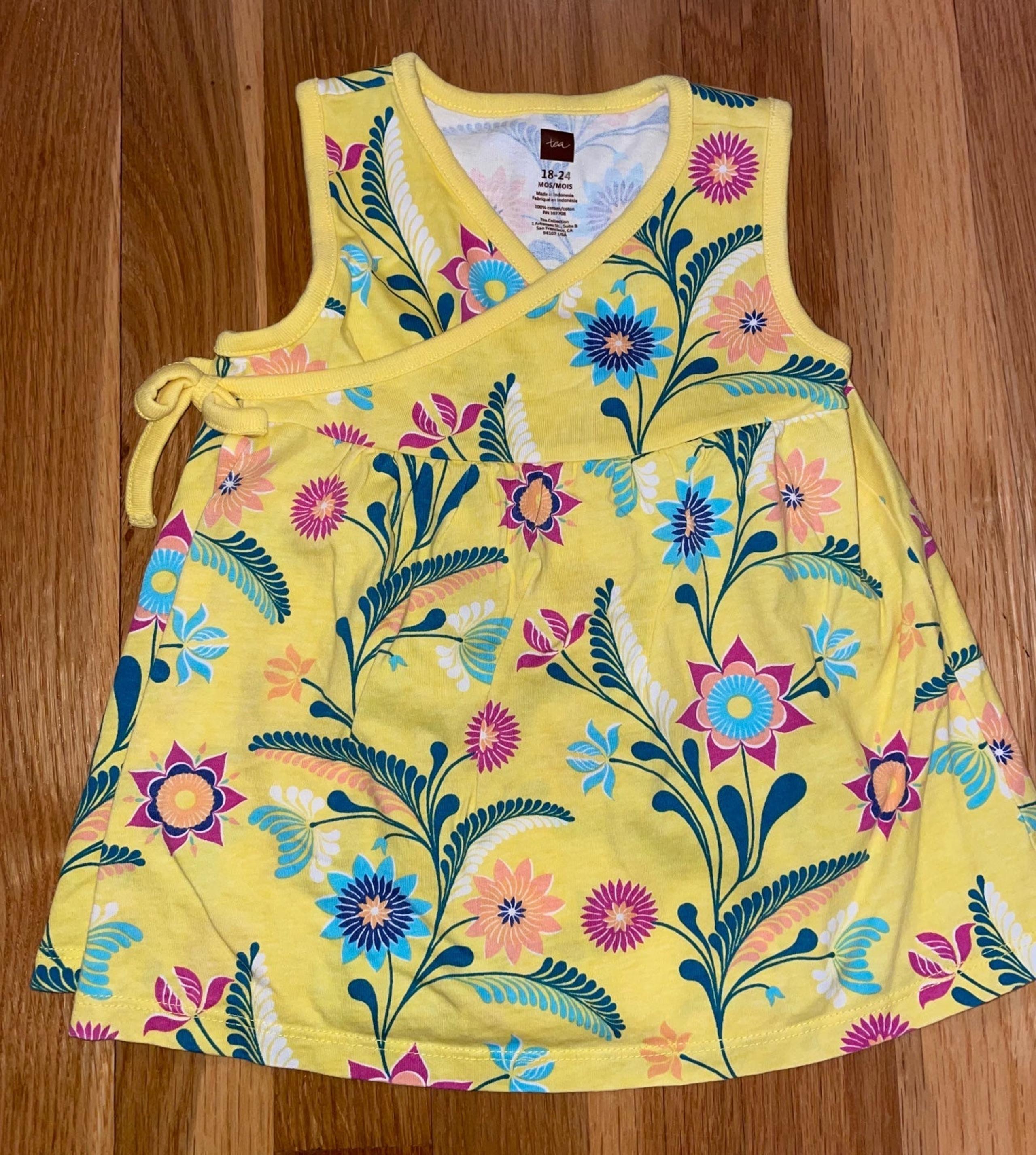 Tea Collection Floral Wrap Tank
