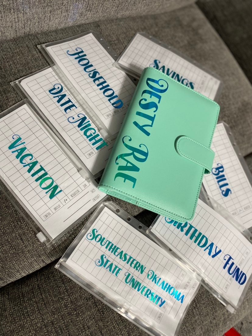Personalized budget binder