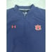 AUBURN TIGERS Under Armour War Eagle Pullover 1/4 Zip Jacket Navy Mens Small