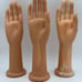 Vintage Female plastic mannequin Hands Lot Of 3 display Jewelry, gloves, rings