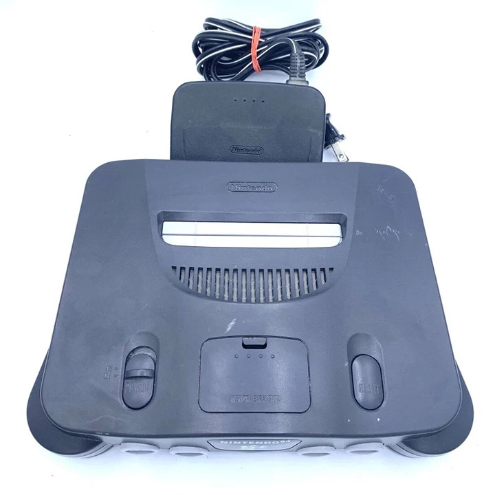 Nintendo 64 System (NUS-001) N64 Console And Power Supply No Pak Tested