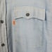 Levi's Orange Tab Vintage Cowboy Button Up Shirt Chambray Denim Mens XL