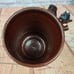 Face Mug Handmade Studio Art Brown Stoneware Pottery Eyeglasses Signed Rustic