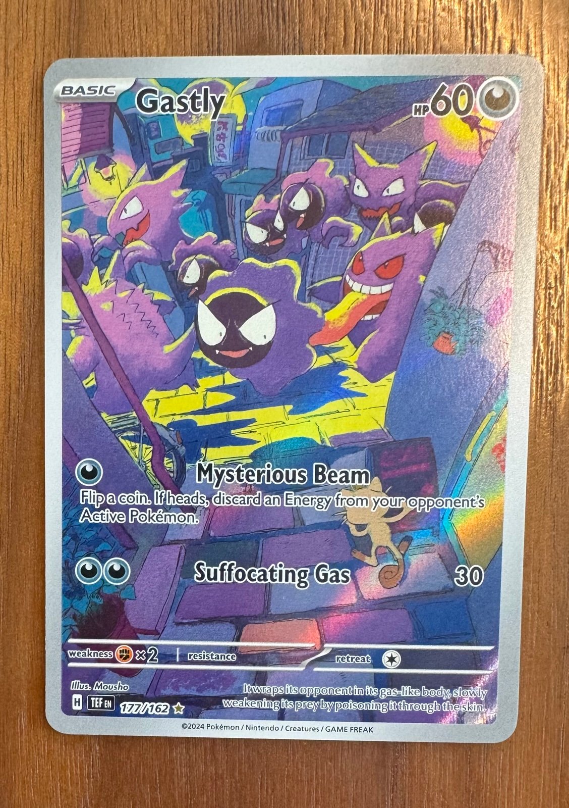 Ghastly Illustration Rare 177/162 - Temporal Forces - Pokémon Card - Holo