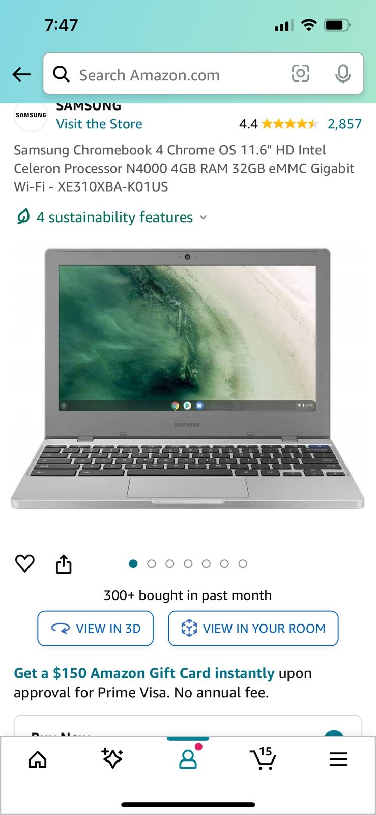 Samsung Chromebook 4 OS 11.6”