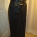 Jez vintage black leather pencil skirt