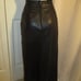 Jez vintage black leather pencil skirt