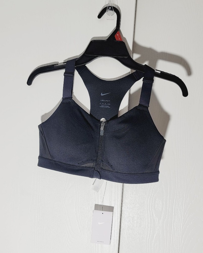Nike Women's Alpha Dri-Fit Sports Bra (Black) Size M