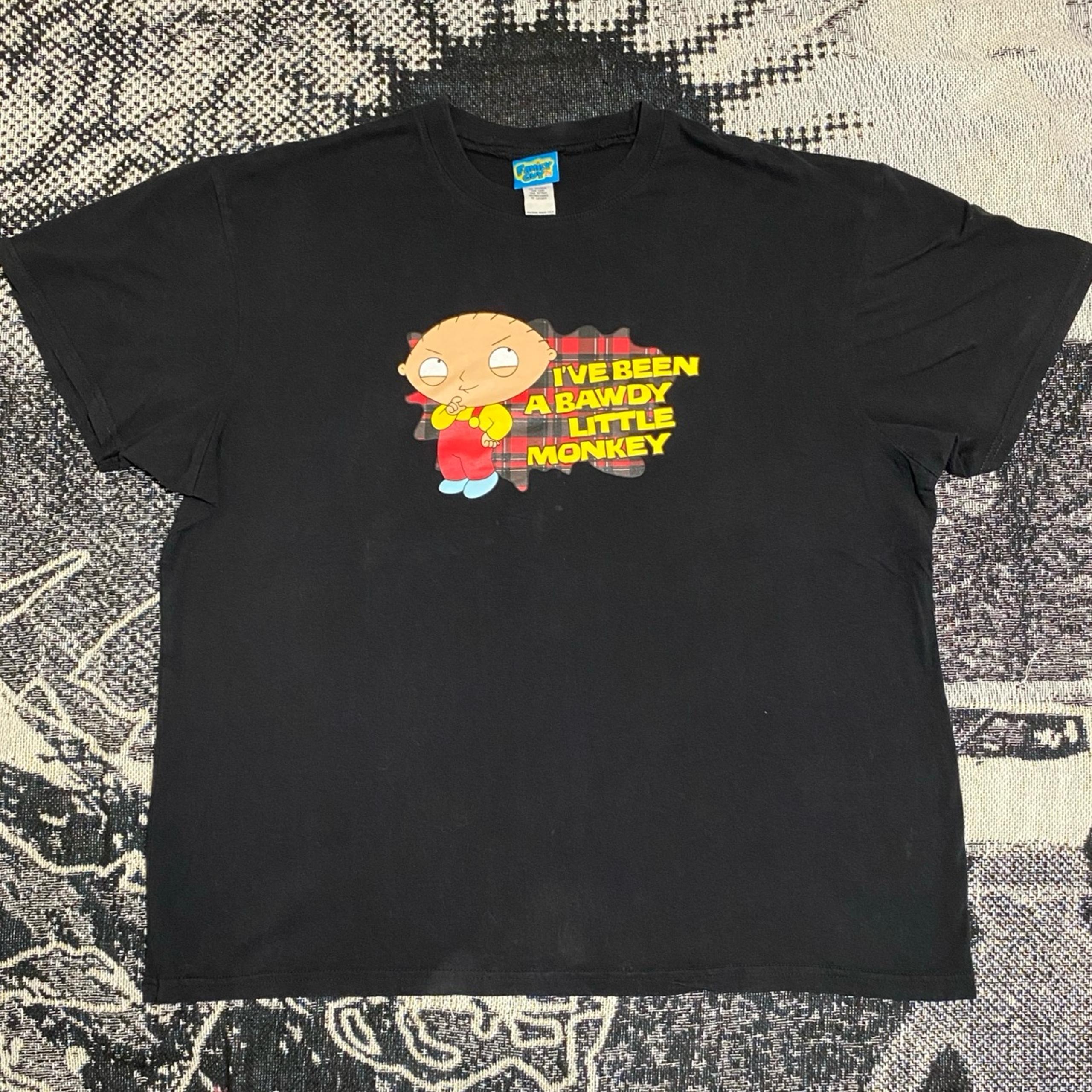 2010 Stewie Griffin Family Guy “Bawdy Little Monkey” Shirt Size XL