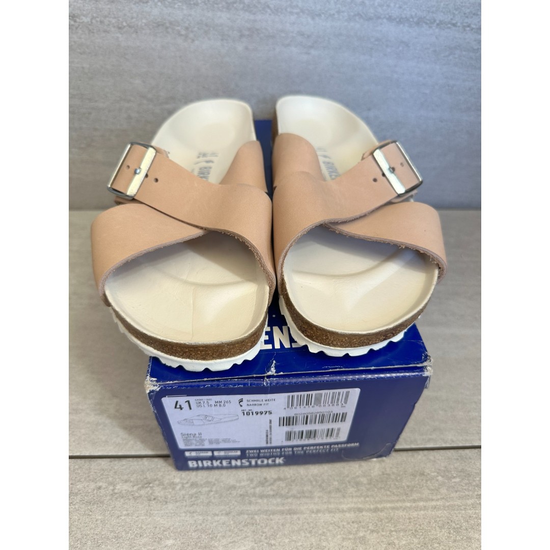 160 NEW Birkenstock Womens Siena Hex Light Rose Nubuck 41 N EU 10-10.5 US A21