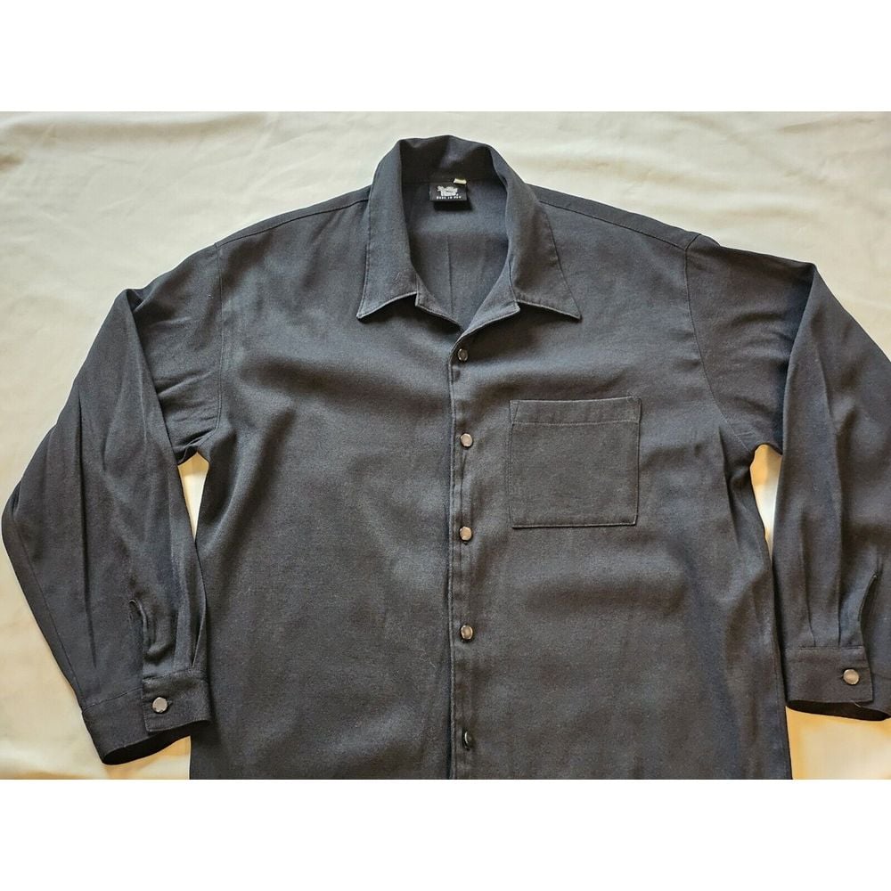 Rollin Hard Vintage 2000's Men's Lowrider Button Up Shirt Size XL Black Rare